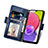 Coque Portefeuille Livre Cuir Etui Clapet S03D pour Samsung Galaxy F02S SM-E025F Petit
