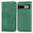 Coque Portefeuille Livre Cuir Etui Clapet S04D pour Google Pixel 7 5G Vert