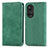 Coque Portefeuille Livre Cuir Etui Clapet S04D pour Huawei Honor 50 5G Vert