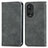 Coque Portefeuille Livre Cuir Etui Clapet S04D pour Huawei Honor 50 Pro 5G Gris