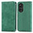 Coque Portefeuille Livre Cuir Etui Clapet S04D pour Huawei Honor 50 Pro 5G Vert