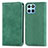 Coque Portefeuille Livre Cuir Etui Clapet S04D pour Huawei Honor X6 5G Vert