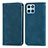 Coque Portefeuille Livre Cuir Etui Clapet S04D pour Huawei Honor X6S Bleu