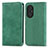 Coque Portefeuille Livre Cuir Etui Clapet S04D pour Huawei Nova 9 SE Vert