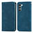 Coque Portefeuille Livre Cuir Etui Clapet S04D pour Motorola Moto Edge S30 5G Bleu