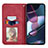 Coque Portefeuille Livre Cuir Etui Clapet S04D pour Motorola Moto Edge X30 5G Petit