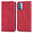 Coque Portefeuille Livre Cuir Etui Clapet S04D pour Motorola Moto G31 Rouge