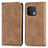 Coque Portefeuille Livre Cuir Etui Clapet S04D pour OnePlus 10 Pro 5G Marron