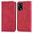 Coque Portefeuille Livre Cuir Etui Clapet S04D pour Oppo A16s Rouge