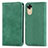 Coque Portefeuille Livre Cuir Etui Clapet S04D pour Oppo A17K Vert