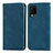 Coque Portefeuille Livre Cuir Etui Clapet S04D pour Oppo A54 4G Bleu