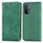 Coque Portefeuille Livre Cuir Etui Clapet S04D pour Oppo A54 5G Vert