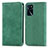 Coque Portefeuille Livre Cuir Etui Clapet S04D pour Oppo A54s Vert