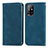 Coque Portefeuille Livre Cuir Etui Clapet S04D pour Oppo A94 5G Bleu