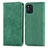 Coque Portefeuille Livre Cuir Etui Clapet S04D pour Oppo Find X3 5G Vert