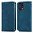 Coque Portefeuille Livre Cuir Etui Clapet S04D pour Oppo Find X5 5G Bleu