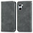 Coque Portefeuille Livre Cuir Etui Clapet S04D pour Realme 10 4G Gris