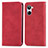 Coque Portefeuille Livre Cuir Etui Clapet S04D pour Realme 10 4G Rouge