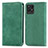 Coque Portefeuille Livre Cuir Etui Clapet S04D pour Realme 8i Vert