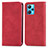 Coque Portefeuille Livre Cuir Etui Clapet S04D pour Realme 9 4G Rouge