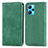 Coque Portefeuille Livre Cuir Etui Clapet S04D pour Realme 9 4G Vert