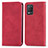 Coque Portefeuille Livre Cuir Etui Clapet S04D pour Realme 9 5G India Rouge