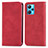 Coque Portefeuille Livre Cuir Etui Clapet S04D pour Realme 9 5G Rouge