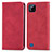 Coque Portefeuille Livre Cuir Etui Clapet S04D pour Realme C20 Rouge