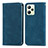 Coque Portefeuille Livre Cuir Etui Clapet S04D pour Realme C35 Bleu