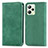 Coque Portefeuille Livre Cuir Etui Clapet S04D pour Realme C35 Vert