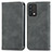 Coque Portefeuille Livre Cuir Etui Clapet S04D pour Realme GT Master 5G Gris