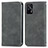 Coque Portefeuille Livre Cuir Etui Clapet S04D pour Realme GT Neo 2T 5G Gris