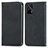 Coque Portefeuille Livre Cuir Etui Clapet S04D pour Realme GT Neo 2T 5G Noir