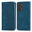 Coque Portefeuille Livre Cuir Etui Clapet S04D pour Realme GT2 5G Bleu