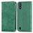 Coque Portefeuille Livre Cuir Etui Clapet S04D pour Samsung Galaxy A01 SM-A015 Vert