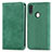 Coque Portefeuille Livre Cuir Etui Clapet S04D pour Samsung Galaxy A11 Vert