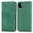 Coque Portefeuille Livre Cuir Etui Clapet S04D pour Samsung Galaxy A22 5G Vert