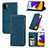 Coque Portefeuille Livre Cuir Etui Clapet S04D pour Samsung Galaxy A22s 5G Petit