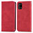 Coque Portefeuille Livre Cuir Etui Clapet S04D pour Samsung Galaxy A31 Rouge