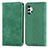 Coque Portefeuille Livre Cuir Etui Clapet S04D pour Samsung Galaxy A32 4G Vert