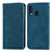 Coque Portefeuille Livre Cuir Etui Clapet S04D pour Samsung Galaxy A40 Bleu