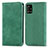 Coque Portefeuille Livre Cuir Etui Clapet S04D pour Samsung Galaxy A51 5G Vert