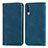 Coque Portefeuille Livre Cuir Etui Clapet S04D pour Samsung Galaxy A70S Bleu