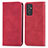 Coque Portefeuille Livre Cuir Etui Clapet S04D pour Samsung Galaxy A82 5G Rouge