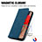 Coque Portefeuille Livre Cuir Etui Clapet S04D pour Samsung Galaxy F02S SM-E025F Petit