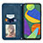 Coque Portefeuille Livre Cuir Etui Clapet S04D pour Samsung Galaxy F52 5G Petit