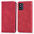 Coque Portefeuille Livre Cuir Etui Clapet S04D pour Samsung Galaxy F52 5G Rouge