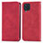 Coque Portefeuille Livre Cuir Etui Clapet S04D pour Samsung Galaxy M32 4G Rouge