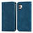 Coque Portefeuille Livre Cuir Etui Clapet S04D pour Samsung Galaxy M32 5G Bleu