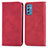 Coque Portefeuille Livre Cuir Etui Clapet S04D pour Samsung Galaxy M52 5G Rouge